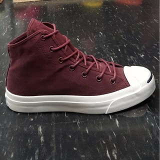 TheOneShop Converse Jack Purcell 開口笑 高筒 酒紅 軟木塞 鞋墊 圓繩 147938C