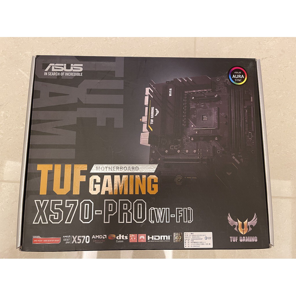 全新【華碩 TUF GAMING X570-PRO WI-FI 主機板】