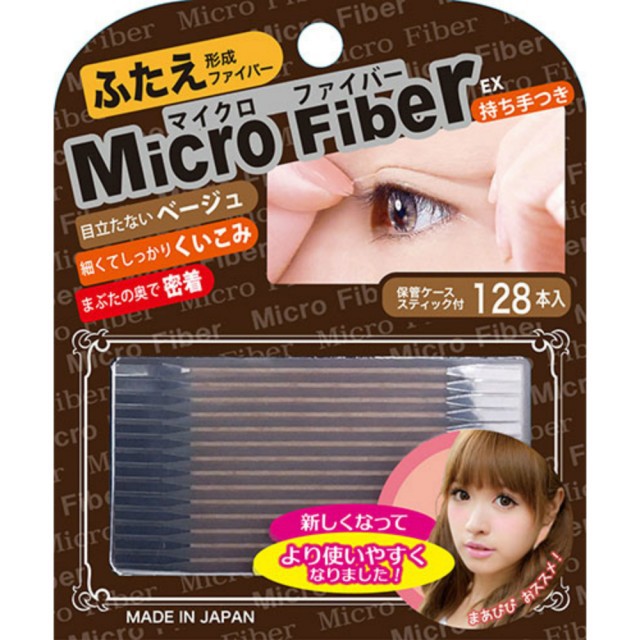 日本BN Micro Fiber 百變魅眼隱形膠條 膚色天然系 NMC-2  0.06mm 128入 雙眼皮貼