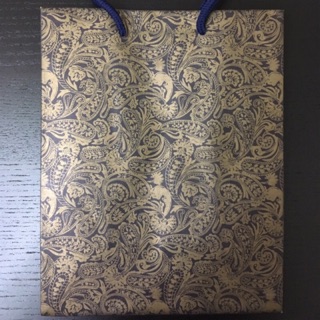 金x深藍低調奢華紙袋（寬190x高240x側110mm）