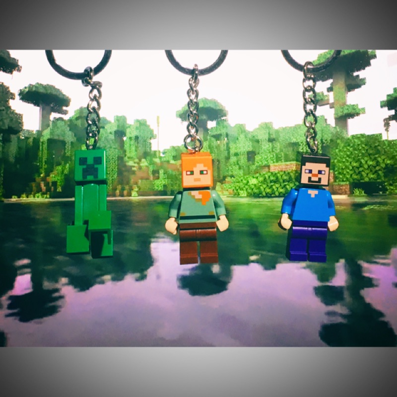 LEGO Minecraft 吊飾（一套三隻）