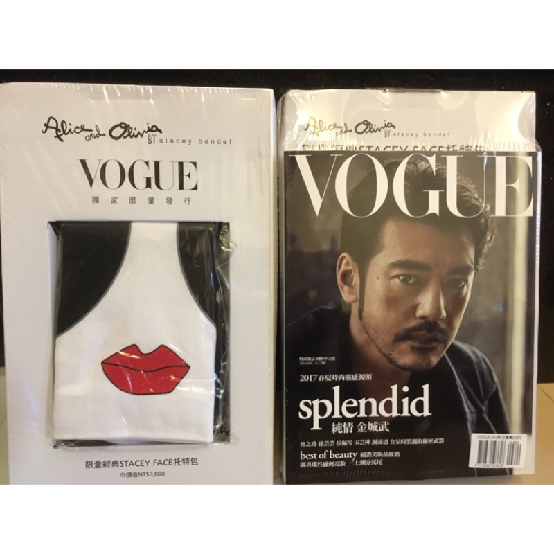 Vogue12月 限量 Alice+Olivia 托特包（全新未拆）