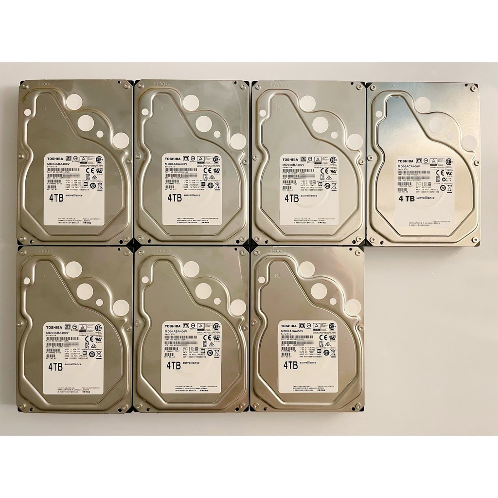 【TOSHIBA】  4TB SATA3 NAS 64M 硬碟 (MD03ACA400V)