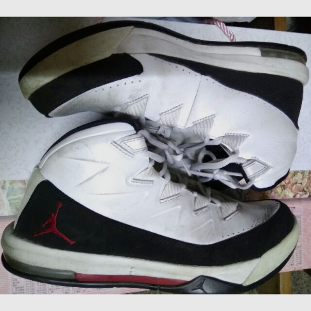 Nike 真品Jordan 喬丹氣墊運動鞋 Air Deluxe 807717 真皮籃球鞋 氣墊鞋 男鞋