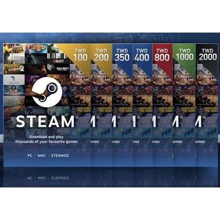 牧涵秒發steam 300 台幣蒸汽卡禮物卡禮品卡點數卡steam蒸汽卡儲值卡 蝦皮購物