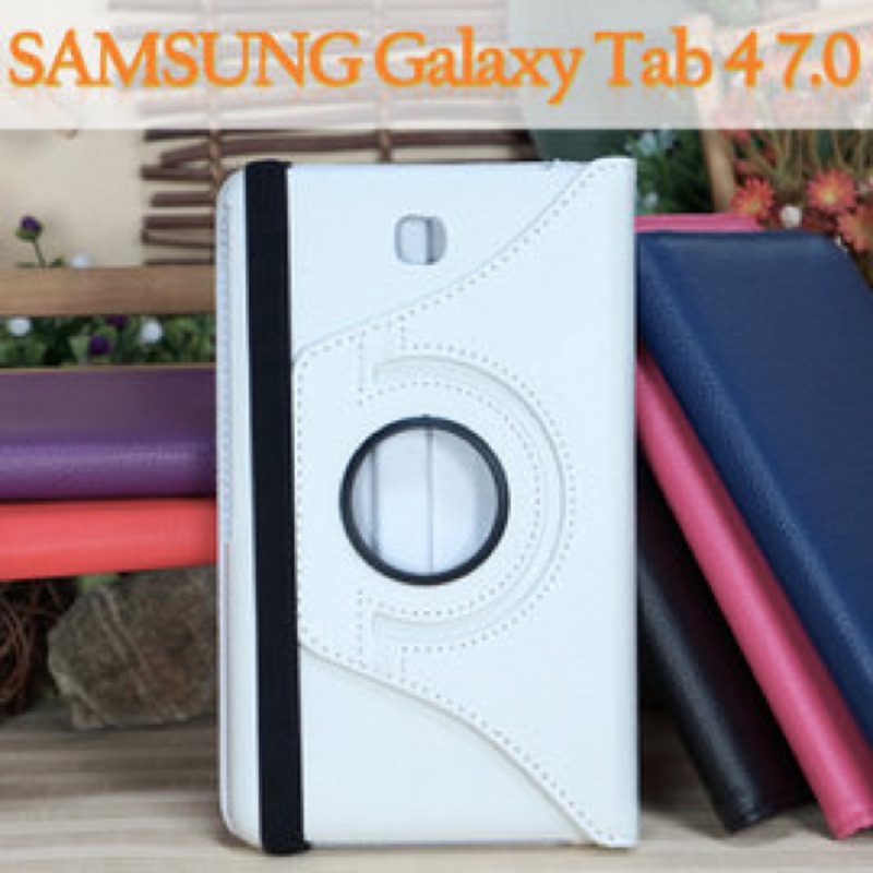 【旋轉、斜立】三星 SAMSUNG Galaxy Tab 4 7.0 T235/T230 平板專用 荔枝紋皮套/側掀支架