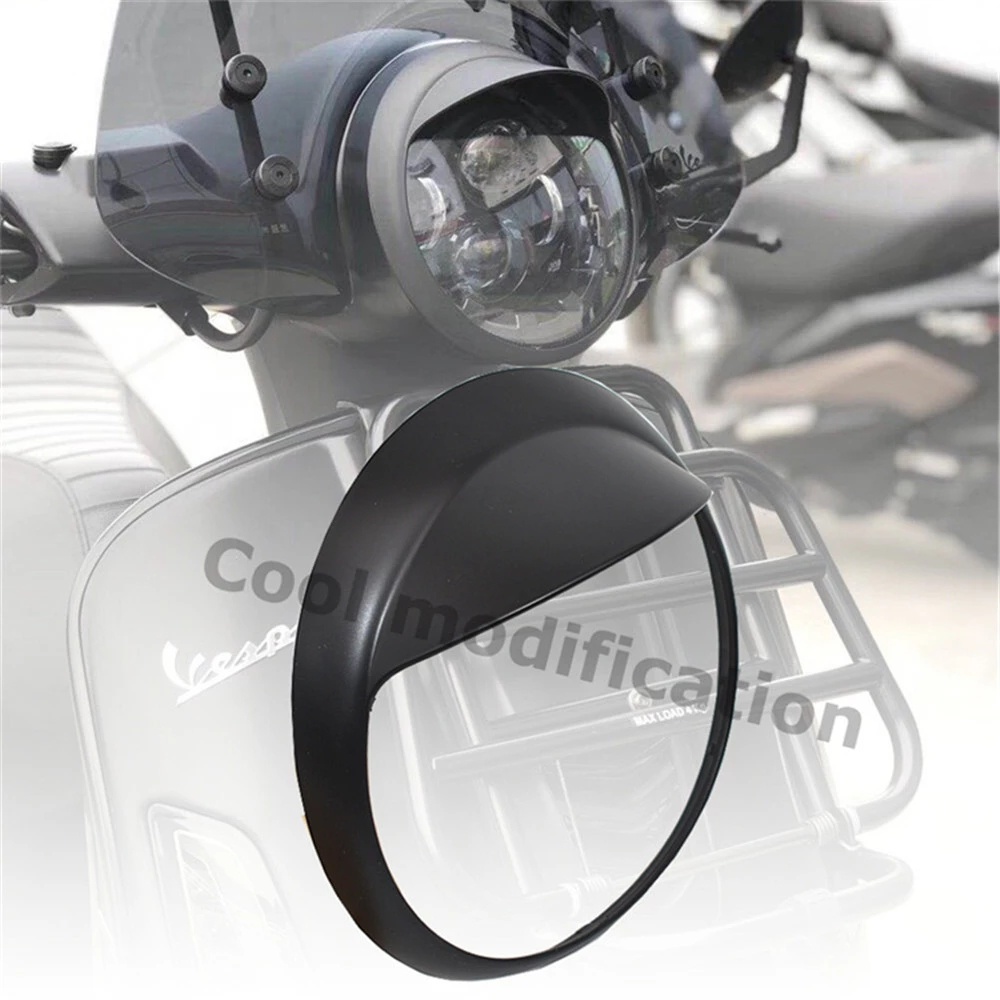 適用於 VESPA 偉士牌GTS 250 300 2013-2018 改裝大燈蓋保護框 遮陽儀 大燈眉