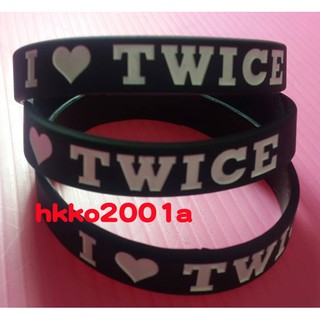 ★hkko2001a★ TWICE [ 手環 ] (黑色) 現貨 TWICELAND 演唱會 Knock Knock