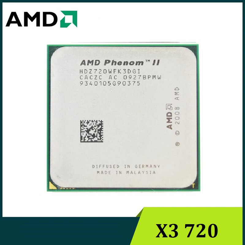 Amd Phenom II X3 720 2.8 GHz 三核 AM3 處理器