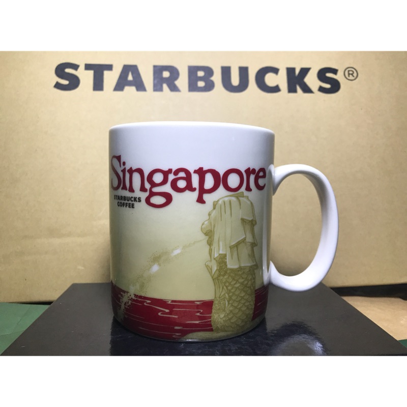 星巴克 Starbucks 新加坡 Singapore 紅 城市杯 city mug 典藏 MIC 2013版