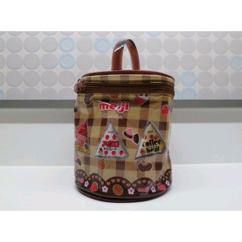 【現貨】meiji 明治巧克力 兒童 可愛造型 水桶包 手提包