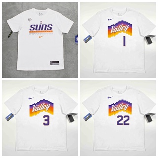 NBA 短袖T恤 2022 夏季新款 獨家首發 NBA 太陽隊 城市版短袖T恤 球員版出場服 籃球訓練服 籃球運動上衣