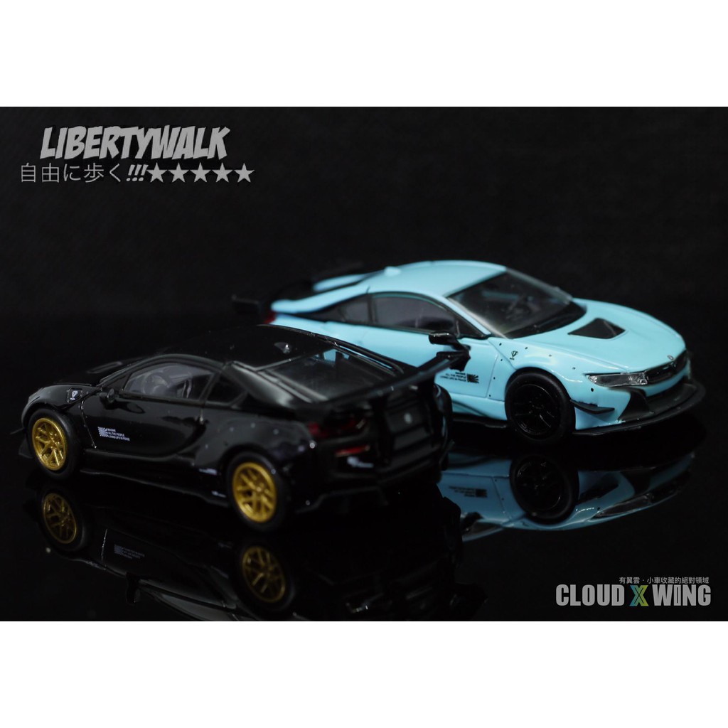 [有翼雲] 現貨 LBWORKS BMW i8 寶貝藍 黑色 PARA64 新車模登場 1/64