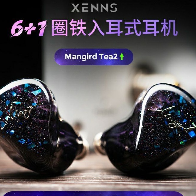弦仕 Mangird Tea2 8+1 1圈6鐵 圈鐵耳機 客製化面版 刻字 xenns tea 2 二代 耳機