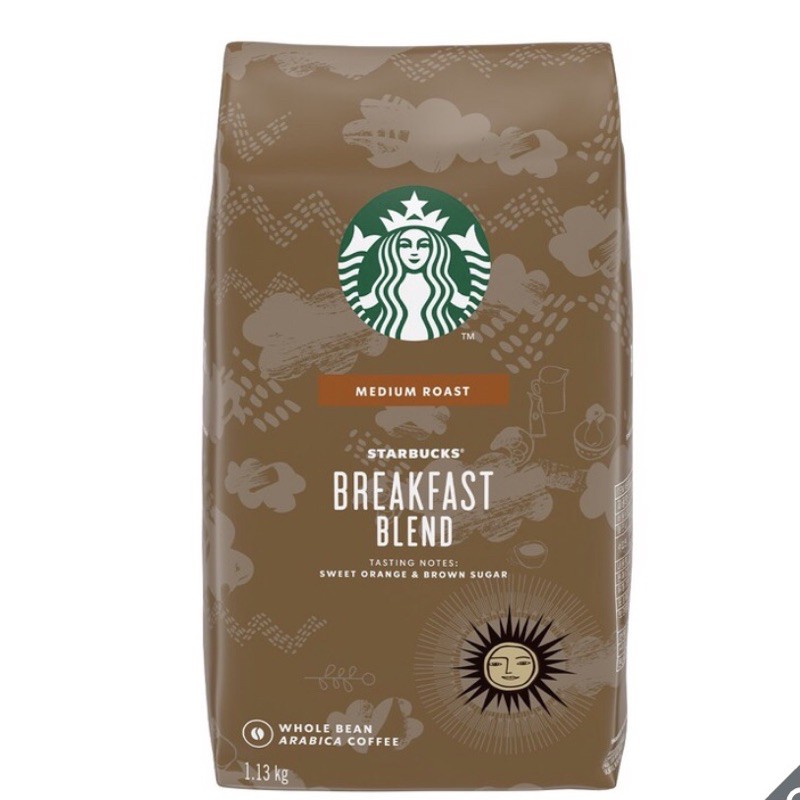 [#巧] Costco好市多代購 STARBUCKS 早餐綜合咖啡豆 1.13公斤