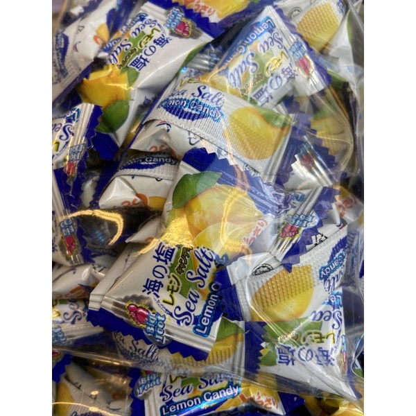 日本海鹽檸檬糖❤️團購好吃檸檬鹽香小孩大人都愛❤️
