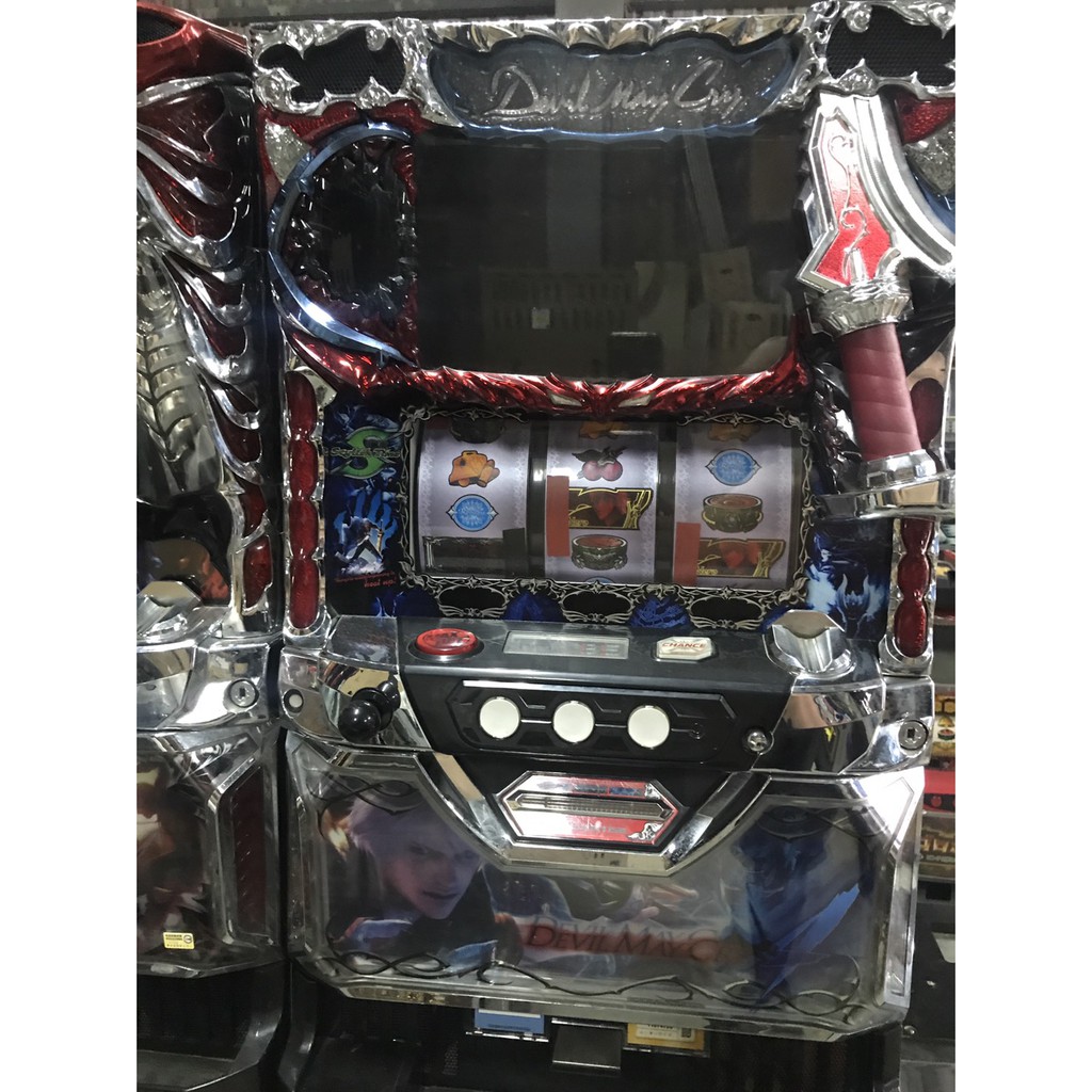 柯先生日本原裝SLOT斯洛機台2013 惡魔獵人4 覺醒 大型家用電玩插電就可玩非柏青哥小鋼珠.拉霸機店面帥擺飾房間布置