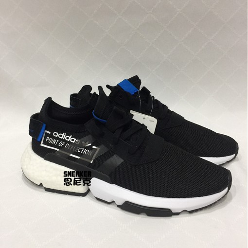 【思尼克】Adidas Originals POD - S3.1 黑藍 經典LOGO字 數量稀少 CG6884 現貨供應