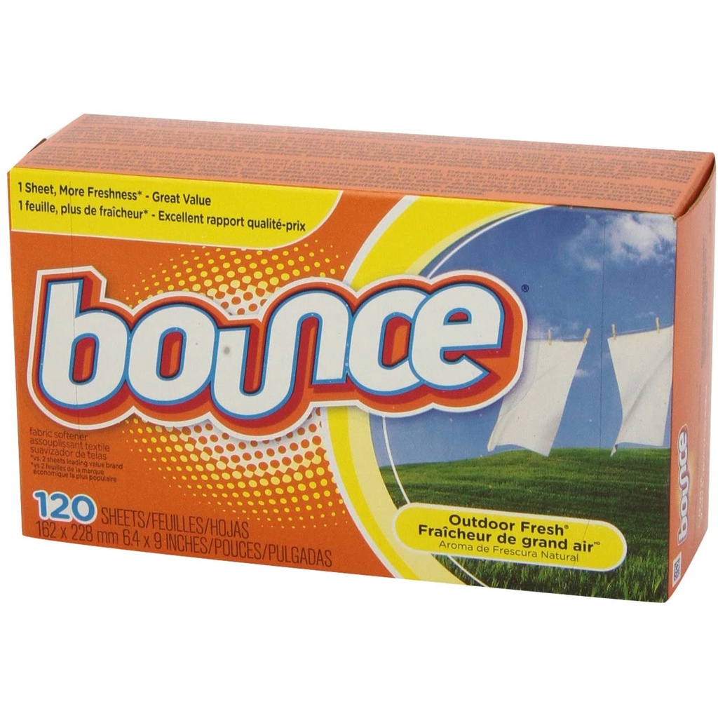 【Must Have 百貨】Bounce 低過敏 烘衣紙 (戶外清新) 去靜電紙 80/120/160張