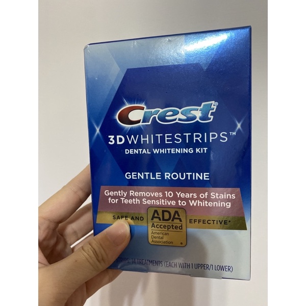 全新 crest 正品牙齒美白貼片