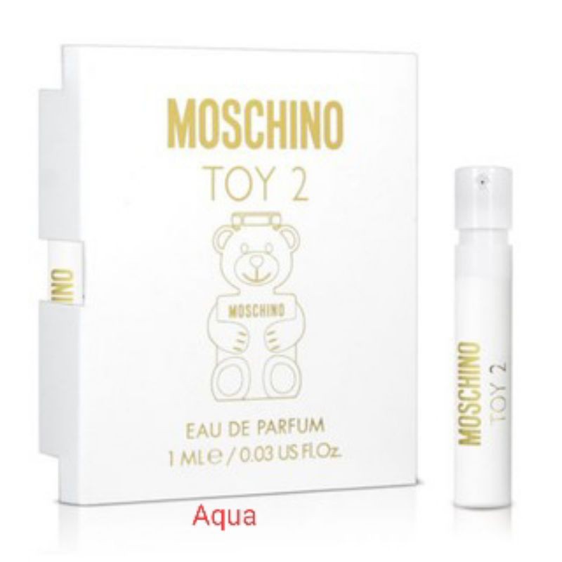 原裝噴式針管香水💕💕 Moschino TOY2 熊芯未泯２女性淡香精 1ML