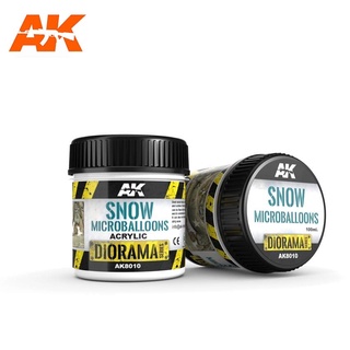 【豐模院】AK 8010 SNOW MICROBALLOONS 100ML 情境場景 雪微球100ML