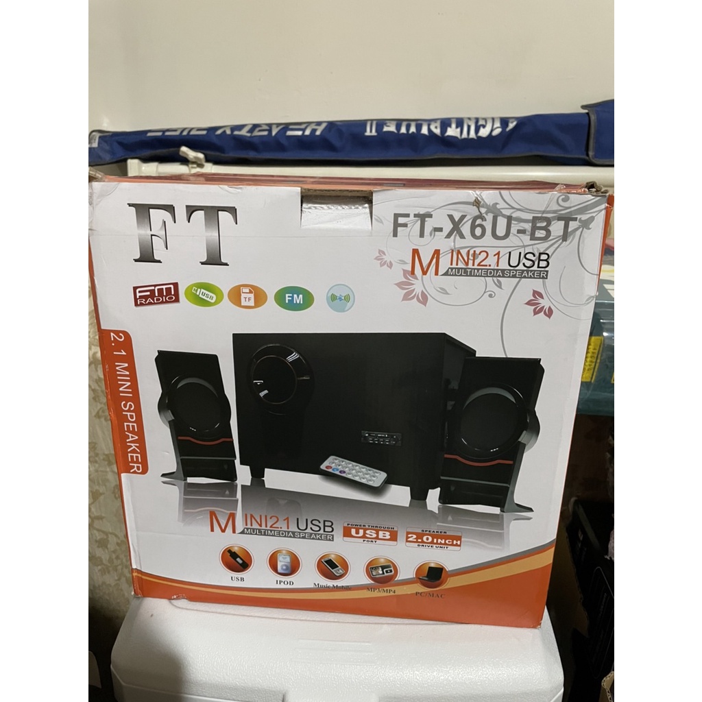 FT-X6U-BT 多媒體低音炮高保真藍牙音響MINI2.1 USB電腦音箱