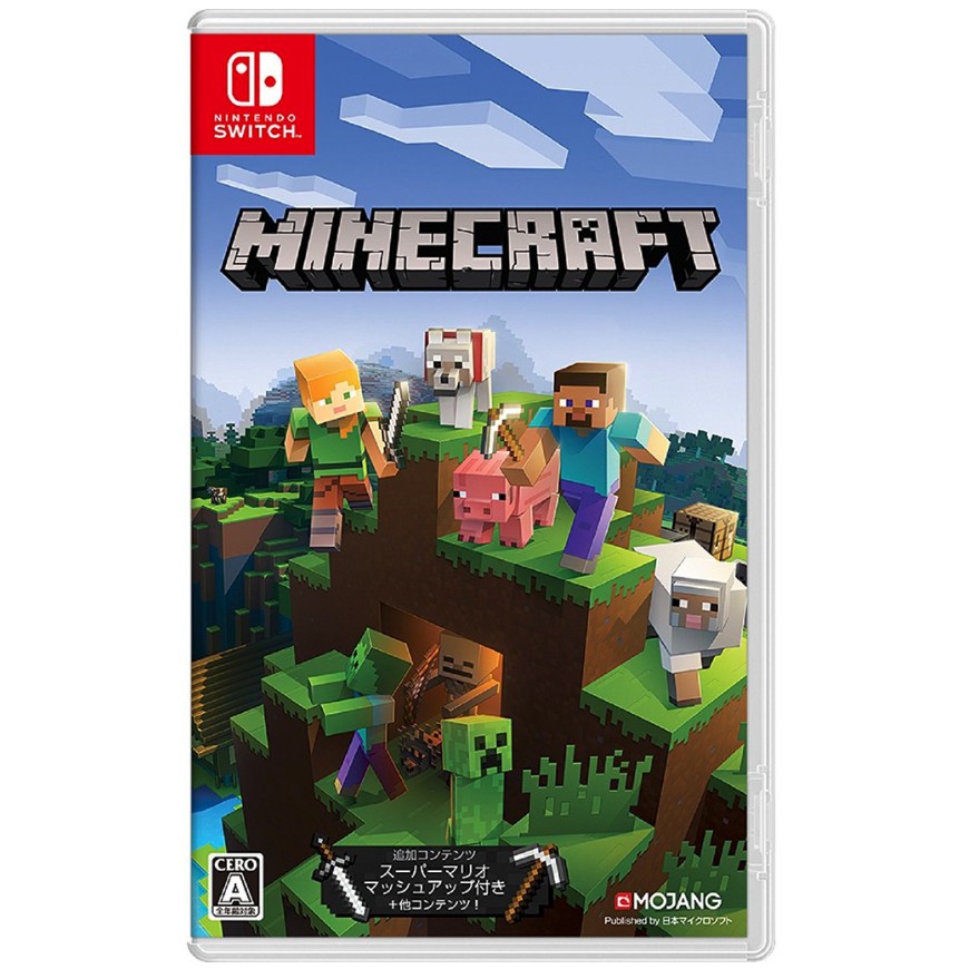 Nintendo Switch Minecraft 創世神我的世界 二手日版中文介面 蝦皮購物