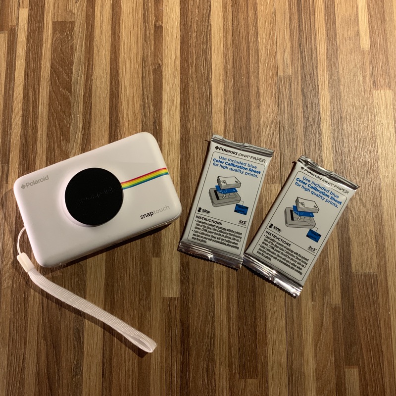 Polaroid 寶萊麗 Snap Touch 觸控拍立得/相印機/數位相機 白色（二手）