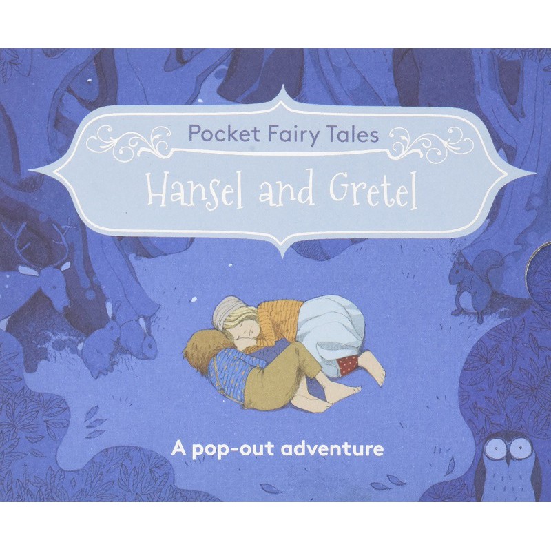 英文繪本 Pocket Fairytales:Hansel and Gretel糖果屋  立體書【普克斯閱讀網】