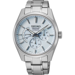 SEIKO 精工 Presage 新銳多針機械錶-月白色(SPB305J1/6R21-01H0B) SK027