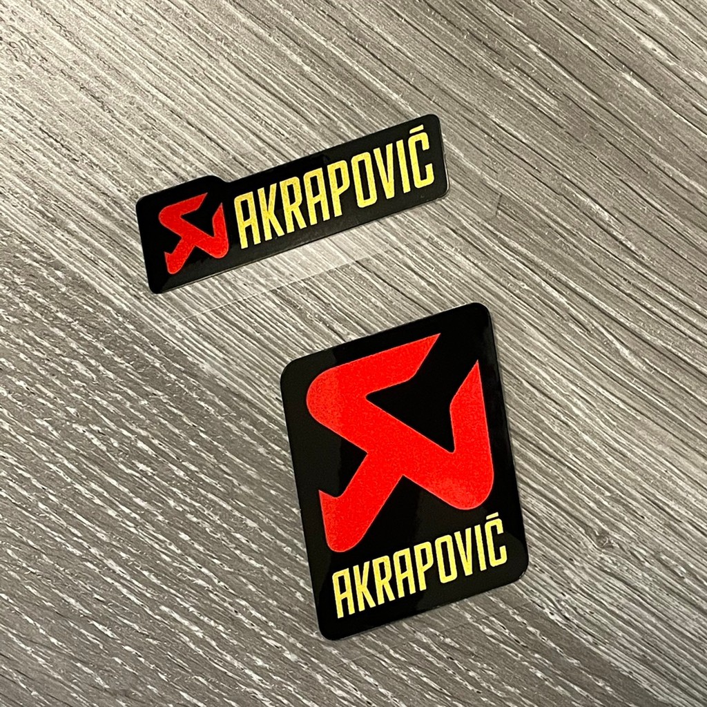 GP殿堂「車手貼紙」MotoGP AKRAPOVIC 蠍子管 排氣管 賽事 贊助商 貼紙