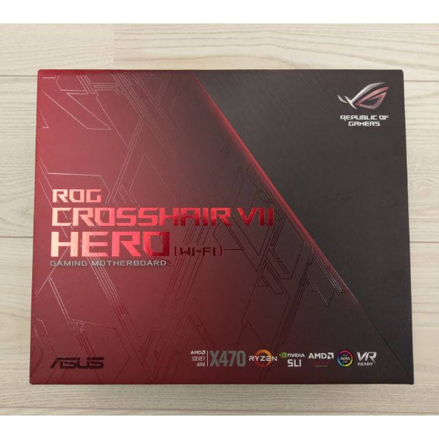 全新 華碩 ROG CROSSHAIR VII HERO (wifi) C7H x470 x570 3600 3700