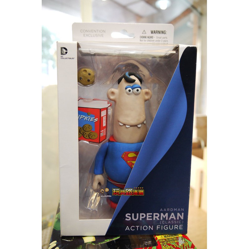 {玩具路邊攤} DC Nation Aardman 阿德曼 2013 SDCC限定 超人 Superman
