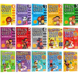 Brain Quest Workbook 兒童智力開發練習冊PK/K/1/2/3/4/5/6
