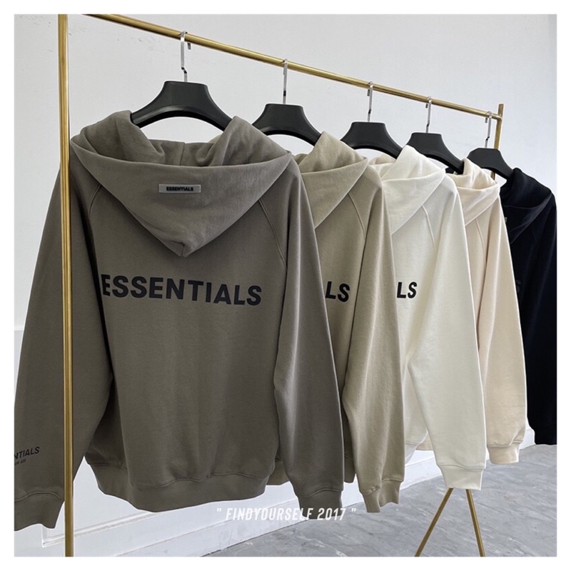 FYS • FOG FEAR OF GOD ESSENTIALS 字母 拉鍊帽T