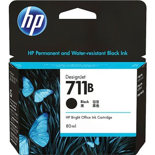 3WX01A HP 711B 80 毫升 黑色原廠墨水匣 取代CZ133A 需更新韌體 適用 DesignJet T12
