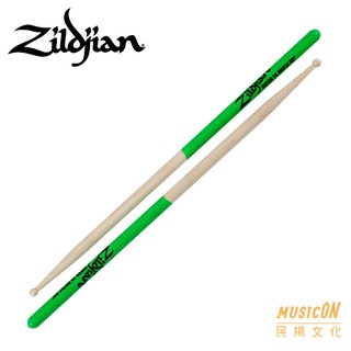 【民揚樂器】zildjian 鼓棒 zs7amdg 綠色防滑楓木 7a
