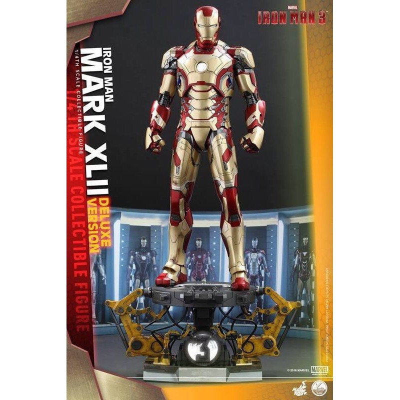 全新絕版Hot Toys Iron Man MK42 Deluxe鋼鐵人馬克42豪華版