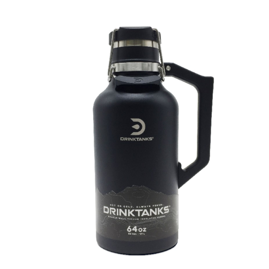 【DrinkTanks高效保溫/保冰瓶】隨身爆冰啤酒機(1.9公升) + 出酒器組