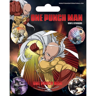 一拳超人One Punch Man 戰鬥姿態貼紙組