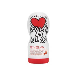 日本 TENGA×Keith Haring DEEP THROAT CUP漫畫款 原真空深喉吮吸型自慰杯 飛機杯 自慰套