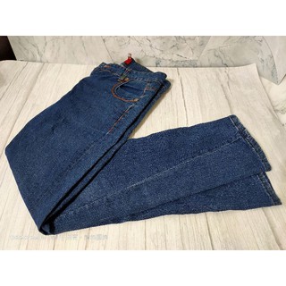 《Fly shop shop》二手 97 JEANS 彩色線條造型 褲管線條造型牛仔褲