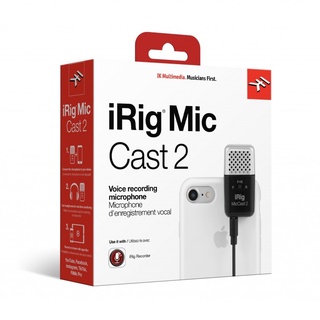 萊可樂器 IK Multimedia iRig Mic Cast 2 磁吸式行動裝置用麥克風 公司貨
