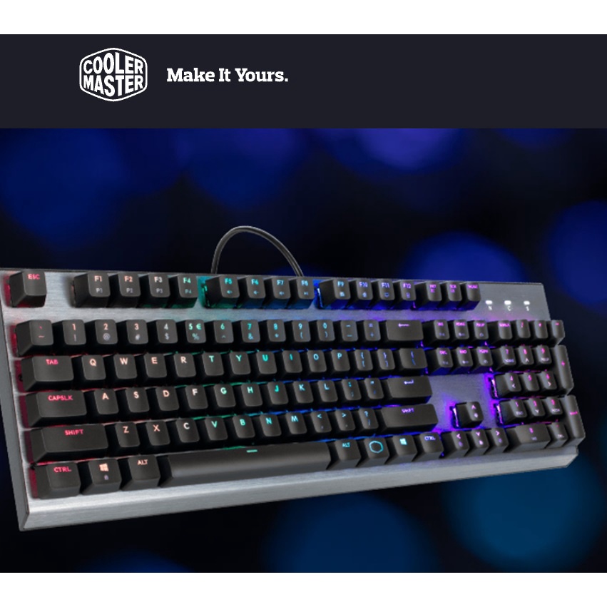 Cooler Master 酷碼 CM CK350 RGB 電競鍵盤 紅軸 / 青軸 / 茶軸