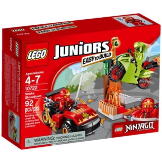 【臺中翔智積木】 輕盒損 LEGO 樂高 JUNIORS 系列 10722 旋風忍者毒蛇決戰