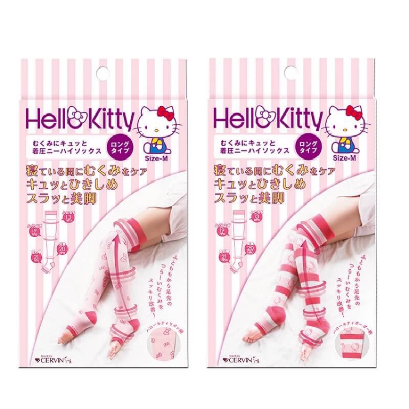 日本限定Hello Kitty睡眠美腿襪