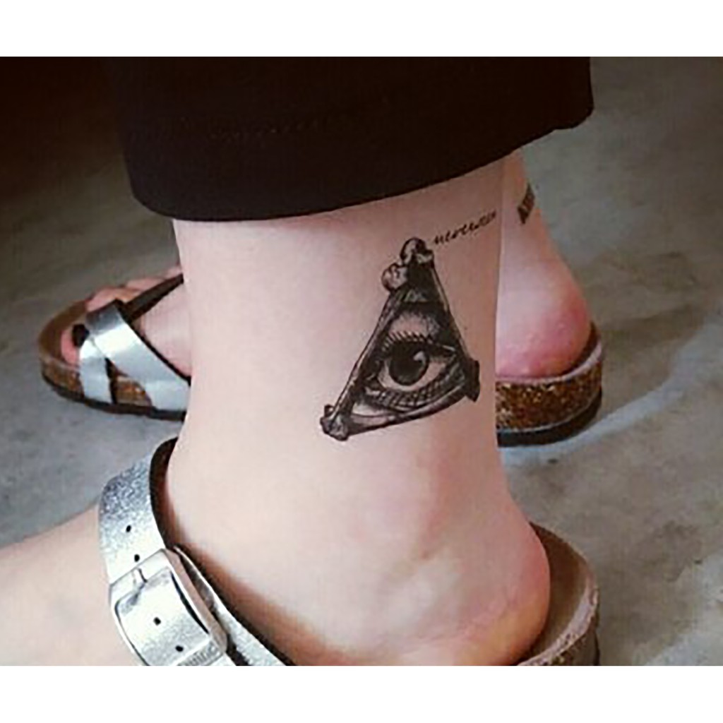 杜比 現貨上帝之眼防水紋身貼紙水轉印貼紙刺青tattoo Hc 3 蝦皮購物