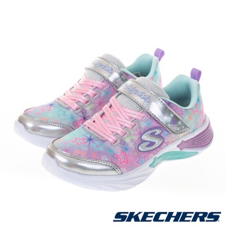 【SKECHERS】女童系列 燈鞋 STAR SPARKS - 302324L - 銀色 SMLT (US1)