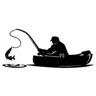 沛恩精品 時尚漁夫釣魚車身貼 機車貼紙 汽車貼紙 腳踏車貼紙 貼紙 適用 COROLLA CROSS CRV HRV
